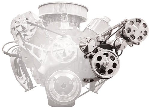 BBC,SERPENTINE CONVERSION KIT,A/C ADD-ON,POLISHED