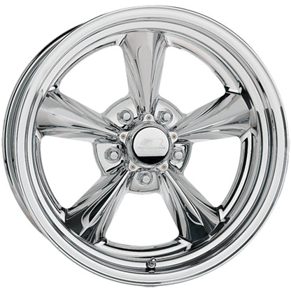 BILLET WHEEL,RIVAL,POLISHED,15x6x3.5",5x4.5"