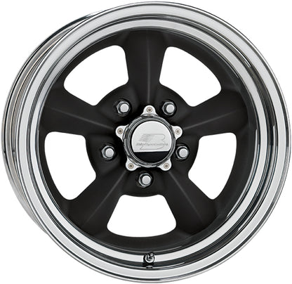 BILLET WHEEL,RIVAL,BLACK,15x6x3.5",5x4.5