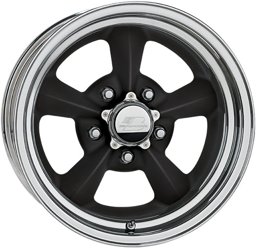 BILLET WHEEL,RIVAL,BLACK,15x7x4",5x4.5"