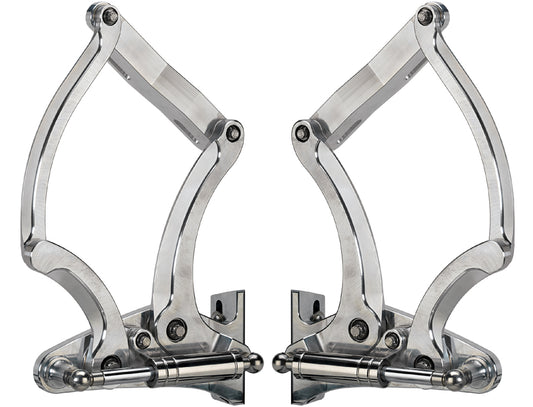 HOOD HINGES,55-56 CHEVY,MACHINED
