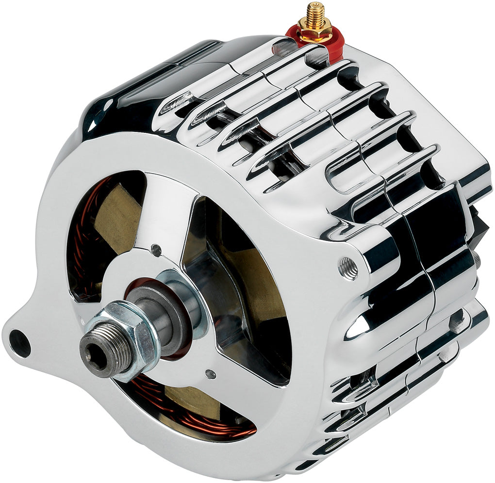 ALTERNATOR,140A,POLISHED BILLET ALUM,V-TRAC