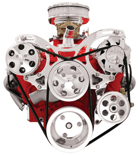 SBC,SWP,V-KIT,POLISHED,AC/ALT/PS/WP