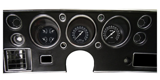 TRADITIONAL 3 GAUGE SET,70-72 CHEVELLE