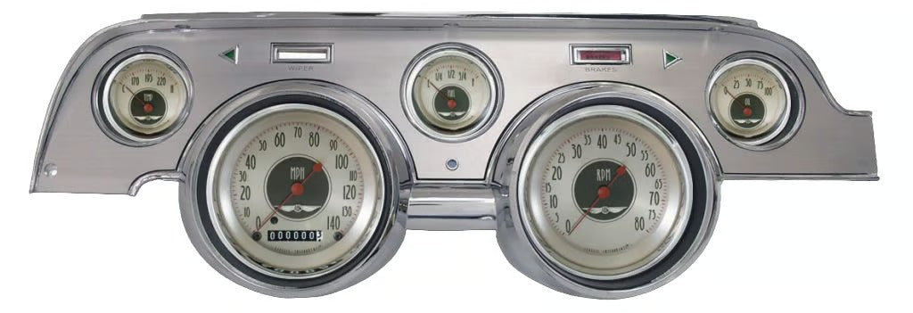 ALL AMERICAN NICKEL,BRUSHED ALUM,1967-1968 MUSTANG