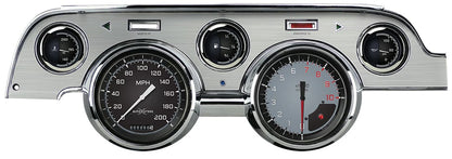 AUTO CROSS PACKAGE,GRAY,BRUSHED ALUM,1967-1968 MUSTANG