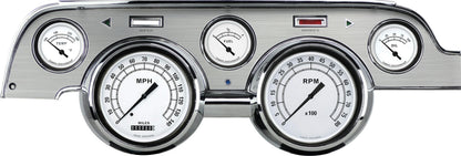 CLASSIC WHITE PACKAGE,BRUSHED ALUM,1967-1968 MUSTANG