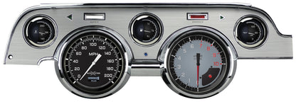 AUTO CROSS PACKAGE,GRAY,BRUSHED ALUM,1967-1968 MUSTANG,OLED