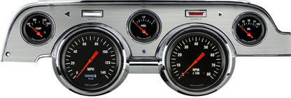 HOT ROD PACKAGE,BRUSHED ALUM,1967-1968 MUSTANG