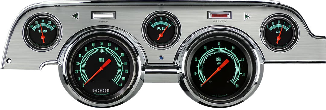 G-STOCK PACKAGE,BRUSHED ALUM,1967-1968 MUSTANG