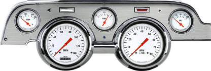 WHITE HOT PACKAGE,BRUSHED ALUM,1967-1968 MUSTANG