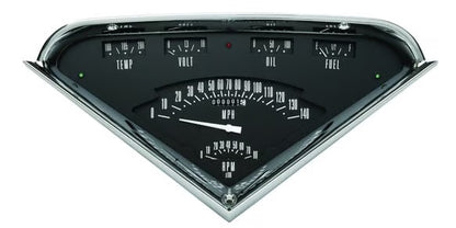 HOT ROD TACH FORCE PACKAGE,BLACK,55-59 CHEVY TRUCK,LS SENDERS