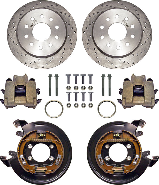 BRAKE KIT,11" DRILLED ROTORS,PB,5 X 4 1/2 & 4 3/4