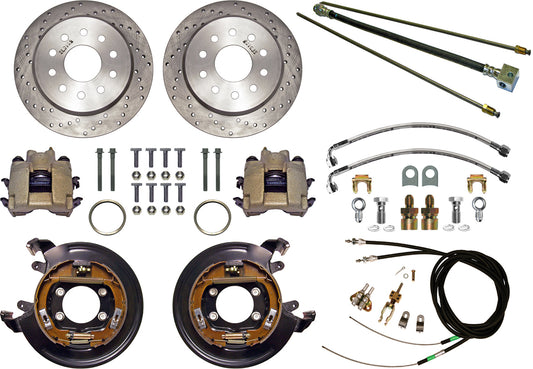 BRAKE KIT,CABLE,LINES,11" DRILLED ROTORS,PB,4.5/75