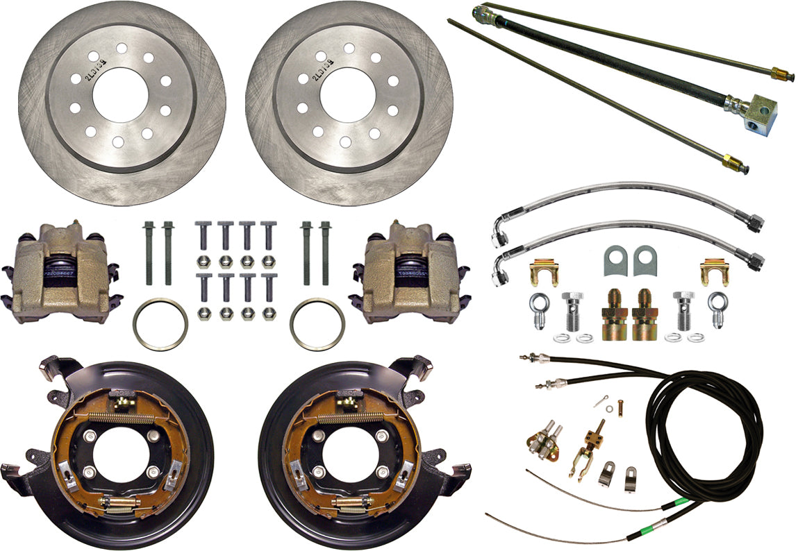 9" FORD 63" REAR END & BRAKES,11" DISC