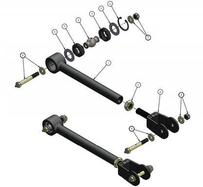 JOHNNY JOINT FRONT UPPER ARMS,JEEP TJ/LJ