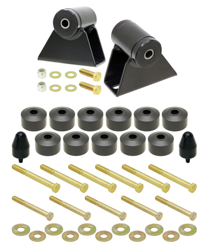 BODY LIFT & MOTOR MOUNTS,1" LIFT,87-06 TJ/LJ/YJ,4.0L