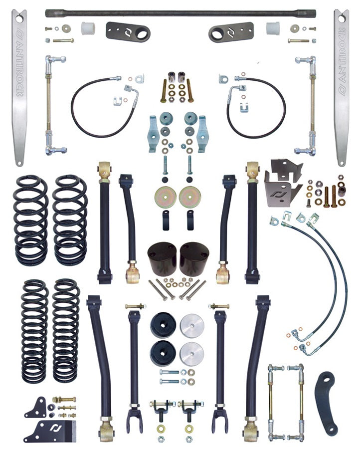 4" SUSPENSION W/LINKS & REAR A BAR,JK 4D