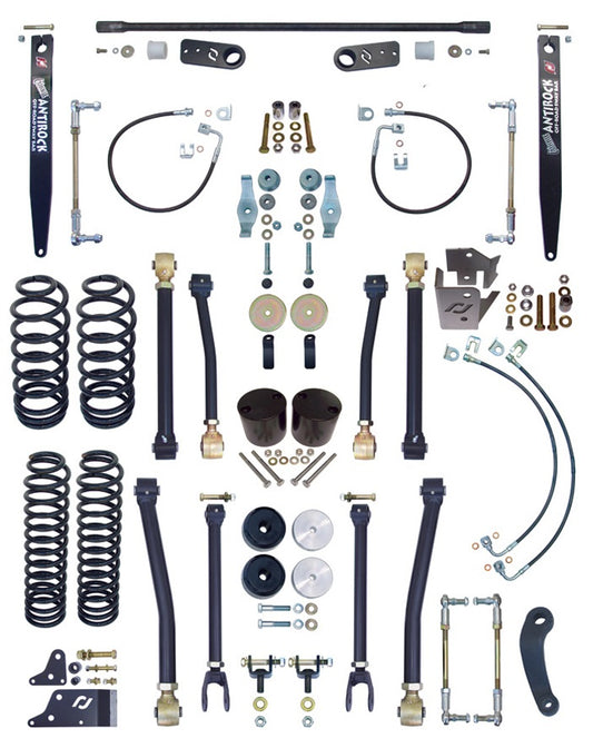 4" SUSPENSION W/LINKS & REAR S BAR,JK 4D