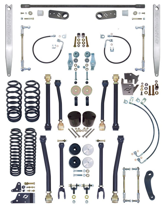 4" SUSPENSION W/LINKS & REAR A BAR,JK 2D