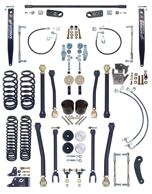 4" SUSPENSION W/LINKS & REAR S BAR,JK 2D