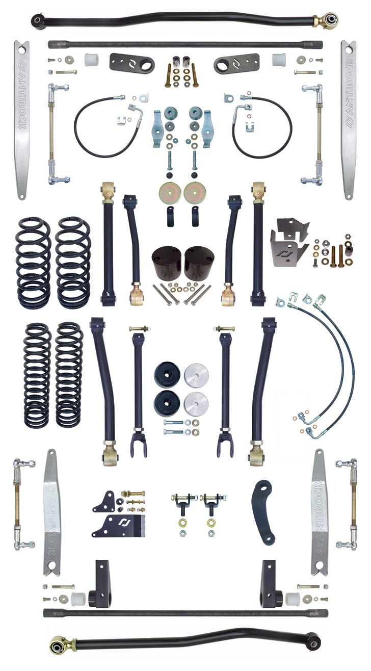 4" SUSPENSION W/TRAC & SWAY BARS,JK 2D