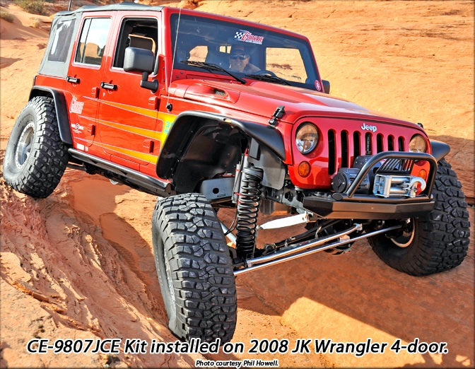 4" SUSPENSION W/TRAC & SWAY BARS,JK 2D