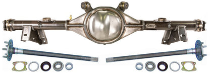 91-96 IMPALA REAR END & WILWOOD 11" DRILLED BRAKES,LINES,CABLES,BLACK CALIPERS