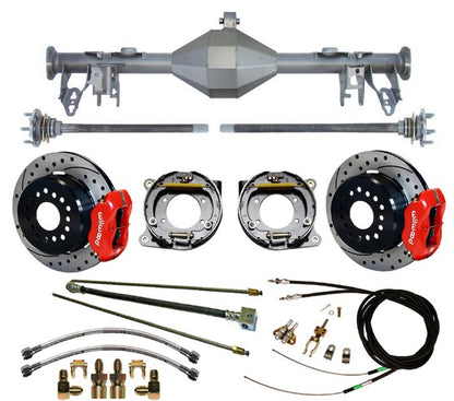 05-14 MUSTANG REAR & WIL BRAKES,12" DRILLED ROTORS,RED