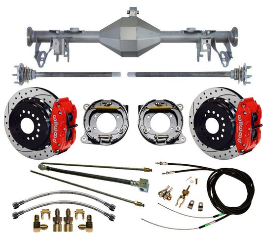 05-14 MUSTANG REAR & WIL BRAKES,13" DRILLED ROTORS,RED