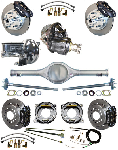 67-70 FULL SUSPENSION,11" BRAKES,REAR KIT,BLACK