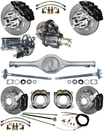 67-70 FULL SUSPENSION,12" BRAKES,REAR KIT,BLACK