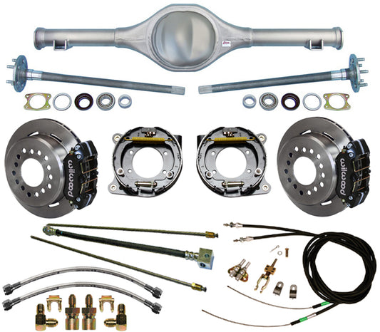 67-70 MUSTANG REAR & WIL BRAKES,11" ROTORS,BLACK