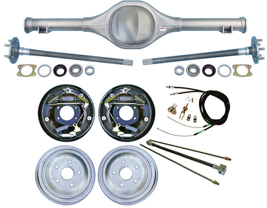 71-73 MUSTANG REAR END & BRAKES,10" DRUM