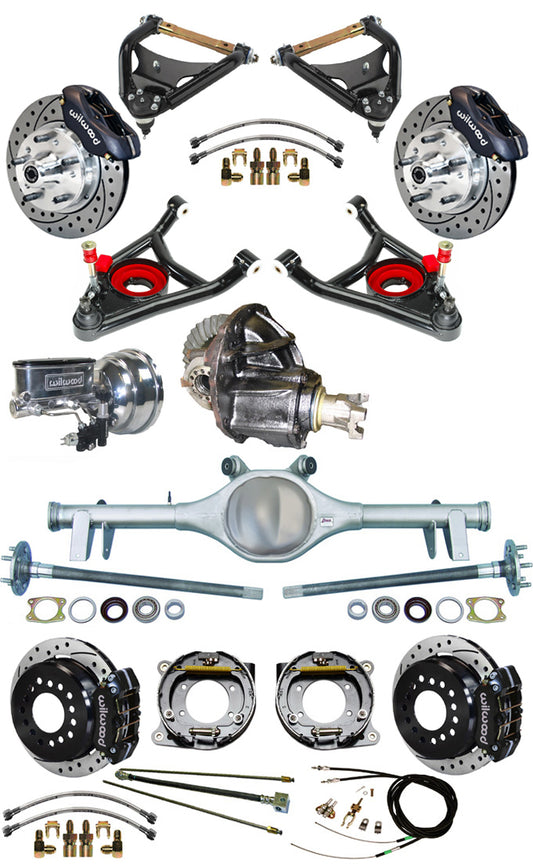 64-66 FULL SUSPENSION,11" BRAKES,REAR KIT,BK,DR