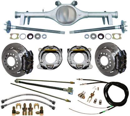 64-66 A-BODY REAR & WIL BRAKES,11" ROTORS,BLACK