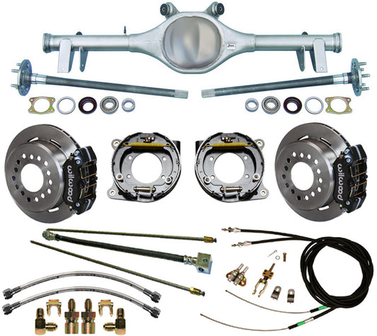 64-66 A-BODY REAR & WIL BRAKES,11" ROTORS,BLACK