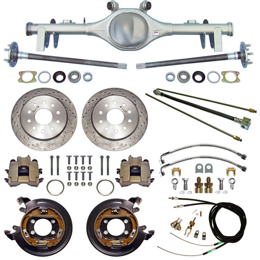 68-72 A-BODY REAR END & BRAKES,11" DISC,DRILLED