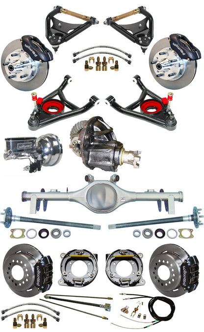 68-72 FULL SUSPENSION,11" BRAKES,REAR KIT,BLACK