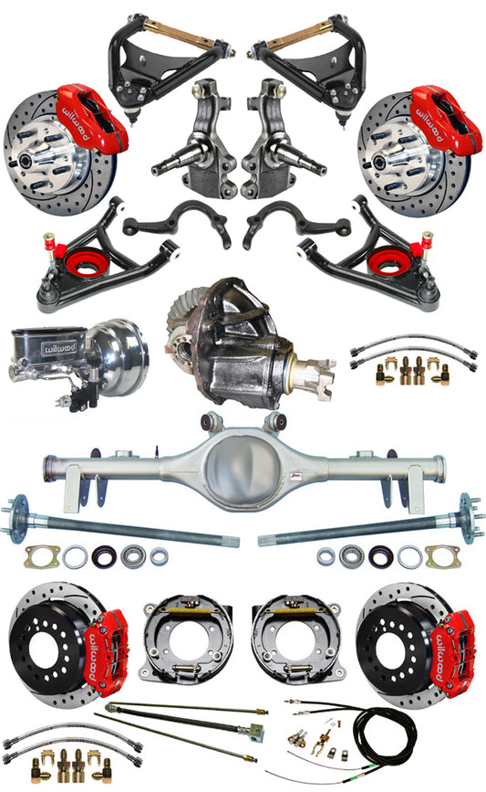 68-72 FULL 2" DROP,11" BRAKES,REAR KIT,RD,DR