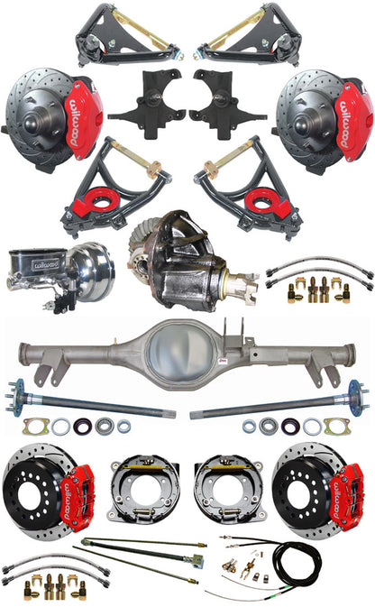 59-64 FULL 2" DROP,11" BRAKES,REAR KIT,RD,DR