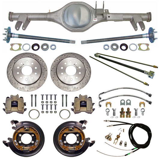 59-64 IMPALA REAR END & BRAKES,11" DISC,DRILLED