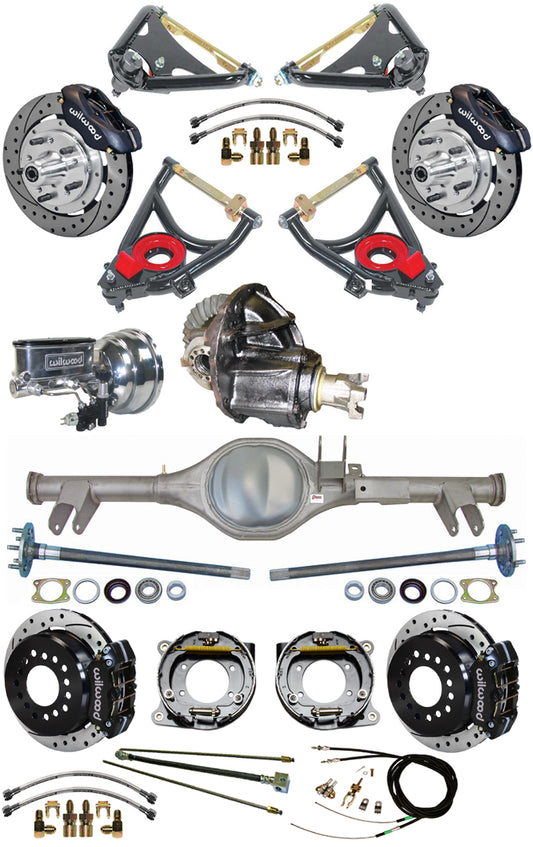 59-64 FULL SUSPENSION,11.75/11" BRAKES,REAR KIT,BK,DR