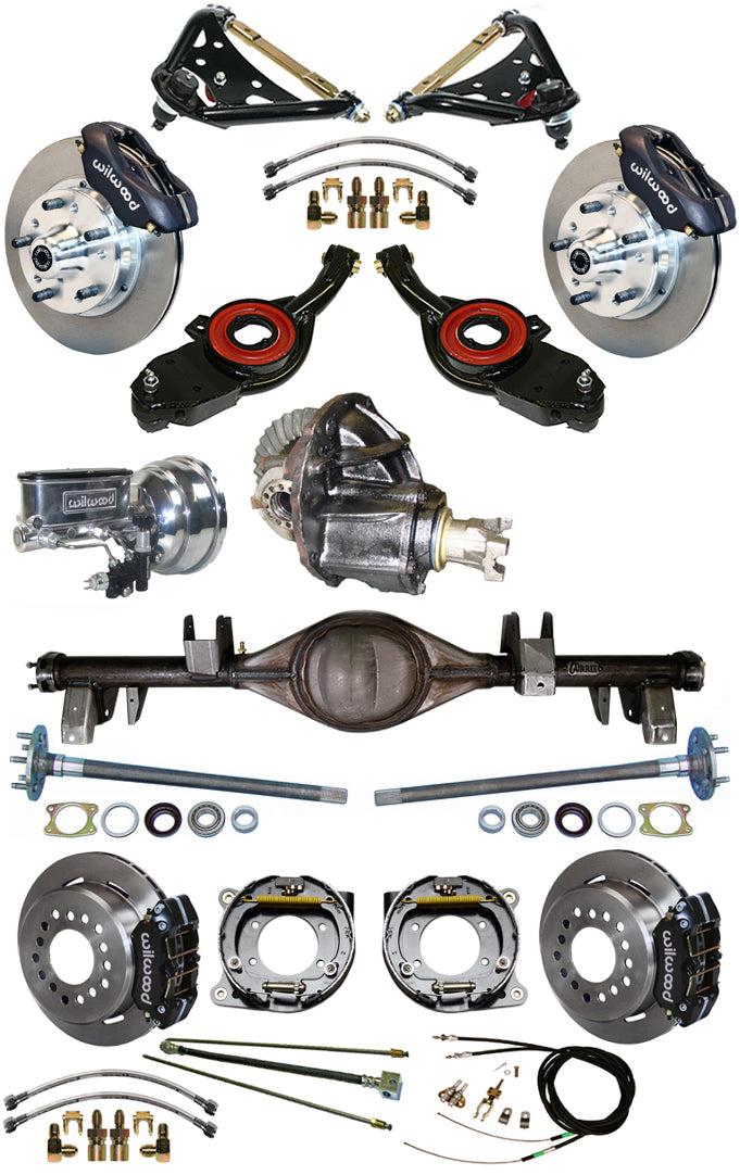 69-70 FULL SUSPENSION,11" BRAKES,REAR KIT,BLACK
