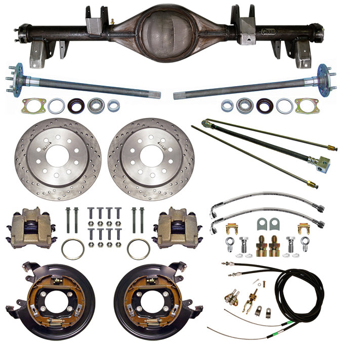 65-70 IMPALA REAR END & BRAKES,11" DISC,DRILLED