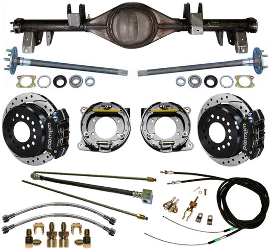 65-70 IMPALA REAR & WIL BRAKES,11" DRILLED ROTORS,BLACK