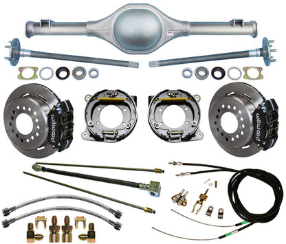 55-59 TRUCK 5-LUG REAR END & WILWOOD BRAKES,11" ROTORS,BLACK