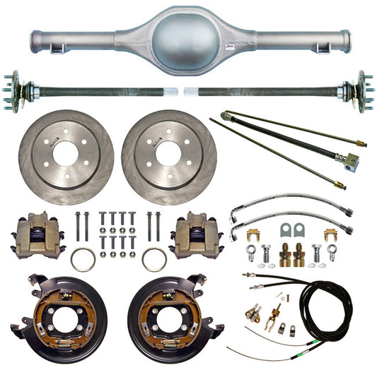 55-59 TRUCK 6L DROP REAR/BRAKES,11" DISC