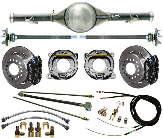60-62 C10 5LUG REAR & WIL BRAKES,11" ROTORS,BLACK