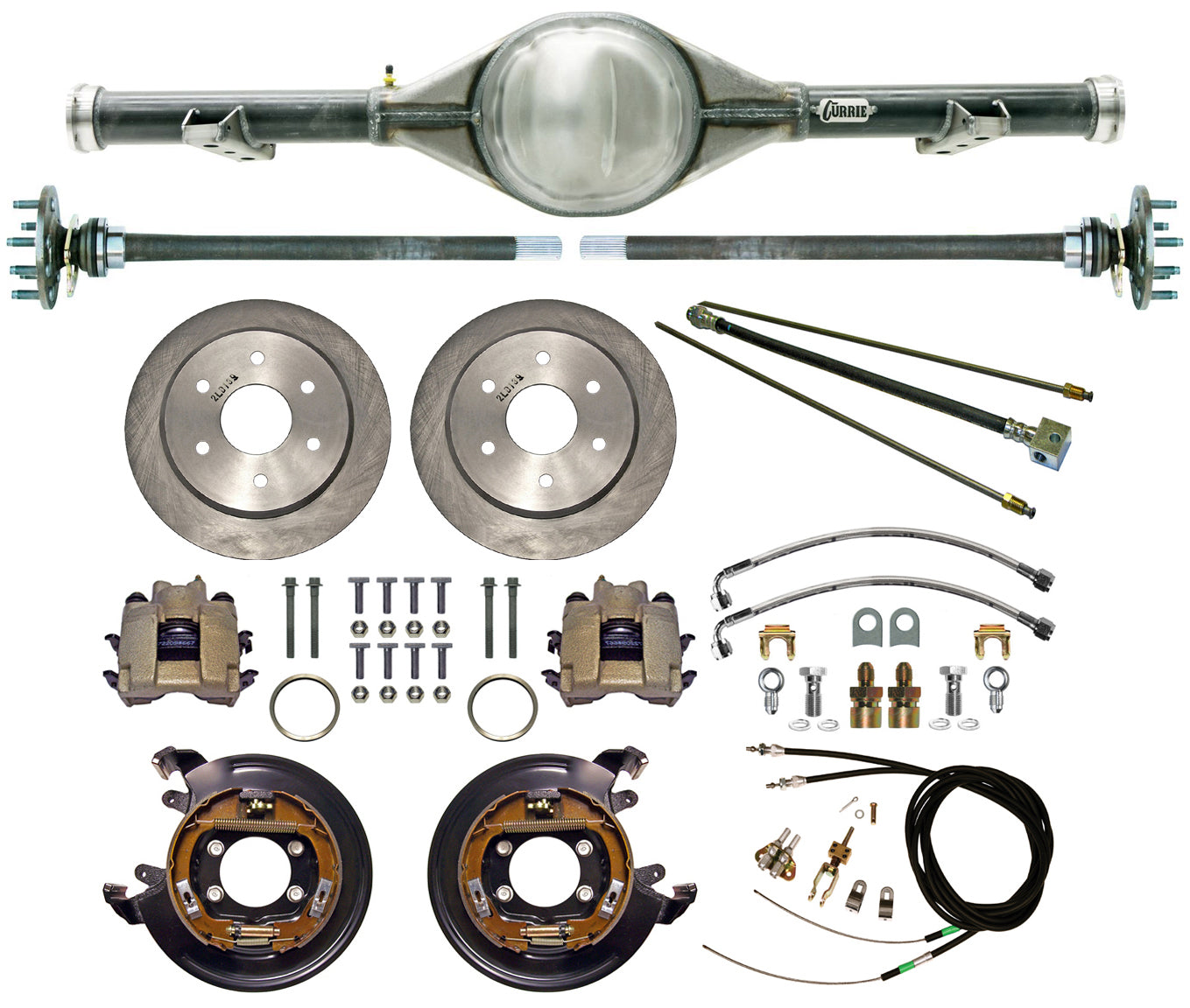 60-62 C10 6LUG REAR END & BRAKES,11" DISC